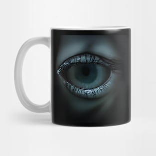 Open Dark Eye Mug